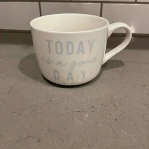 Opal House Porcelain Today Is A Good Day Coffee Mug White‎